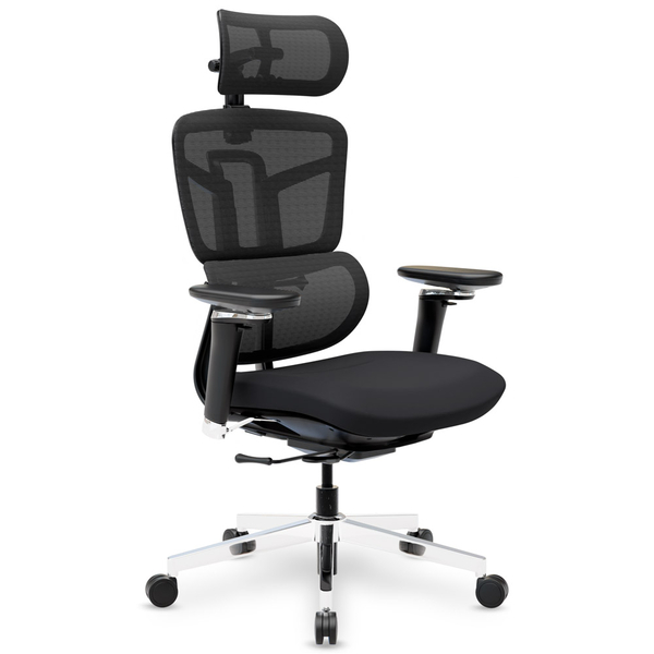 Крісло Mealux S4 Air Fabric Black (арт. HF-S4 F/B) - Pampik - 3