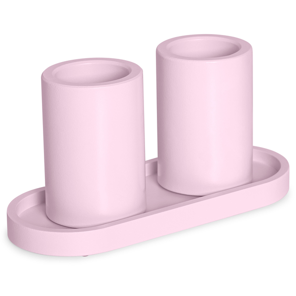 Набір з двох стаканів-органайзерів Подовжені Cute Pink - Pampik