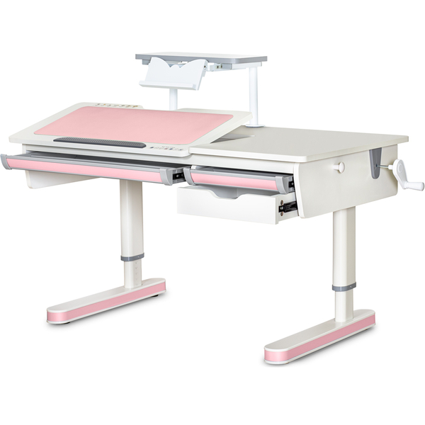 Детский стол Mealux Montreal 2 WG с полкой S-50 (арт. BD-670-2 WG+S 50 WG) - Pampik - 4