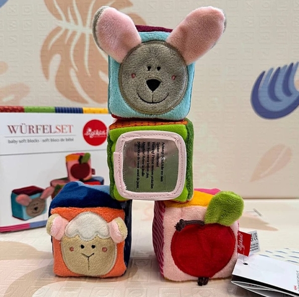 Игровой набор Sigikid Мягкие кубики, 4 шт. (42782/38299) - Pampik - 8