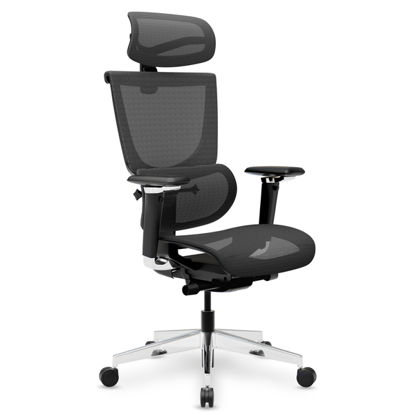 Крісло Mealux S8 Air Black (арт. HF-S8P M/B) - Pampik - 7