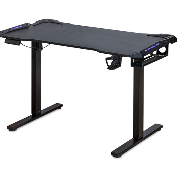 Стол Mealux PowerDesk Carbon RGB с электрорегулировкой высоты (арт. EVO-201 Carbon/B) - Pampik