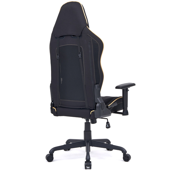 Геймерське крісло Cyberlux GM-6281-3 Black (арт. GM-6281-3 B) - оббивка еко шкіра + тканина / колір чорний (коробок 1 шт.) - Pampik - 5