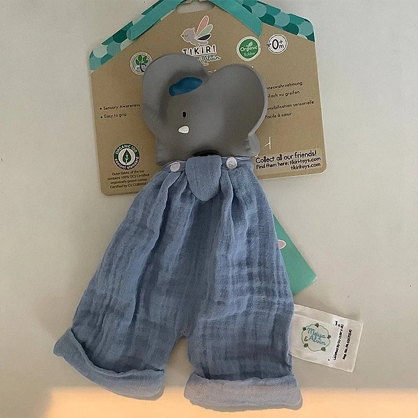 Іграшка-комфортер Tikiri 78172, блакитний (28392) - Pampik - 4