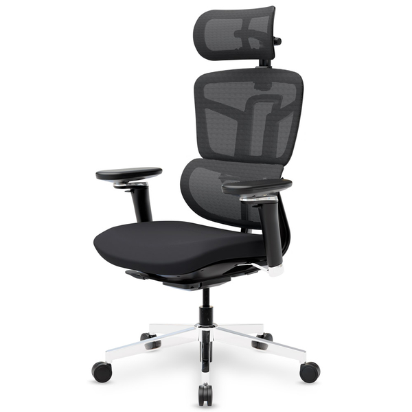 Крісло Mealux S4 Air Fabric Black (арт. HF-S4 F/B) - Pampik - 6