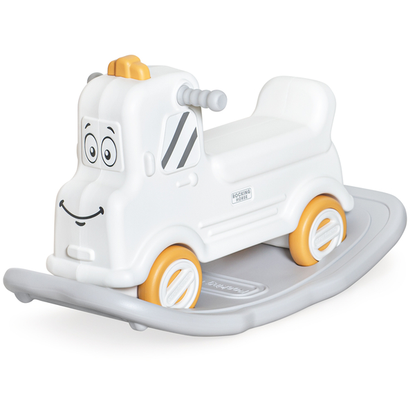 Машинка - качели Mealux Mack White (арт. KD-D121 White) - Pampik