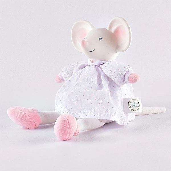 Ігровий набір Tikiri 77101: комфортер та книжечка, каучук, рожевий (37433) - Pampik - 5