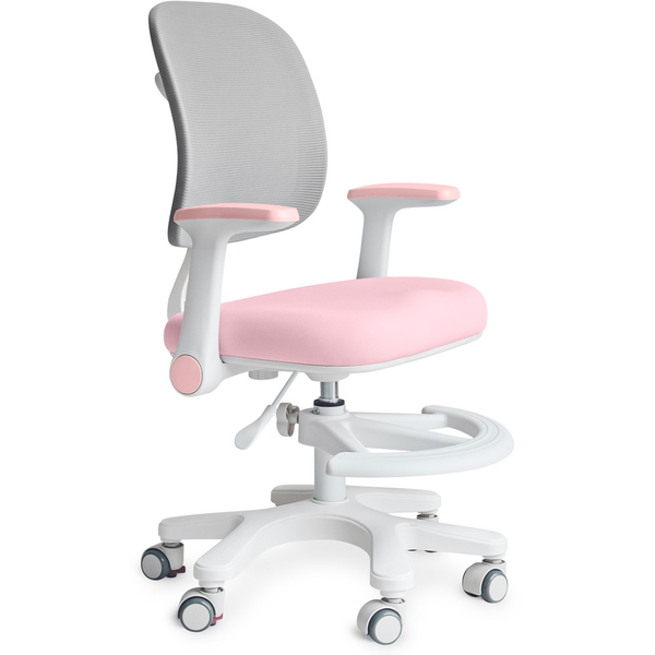 Дитяче крісло Mealux Atlas Air Pink Grey (арт.Y-309 KPG) - Pampik
