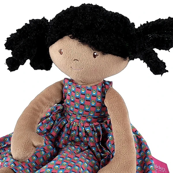 Мягкая игрушка Tikiri 6209.1 Кукла, 42 см, черный (24967) - Pampik - 3
