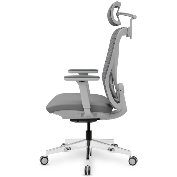 Крісло Mealux Q1 Air Fabric Grey (арт. HF Q-1 F/G) - Pampik - 2