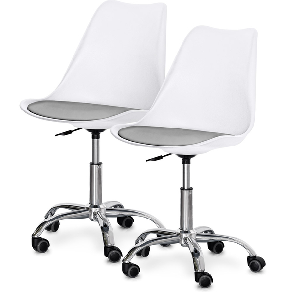 Комплект (2шт) крісло Evo-Kids Capri White / Grey (арт H-231 W/G -Х2) - Pampik