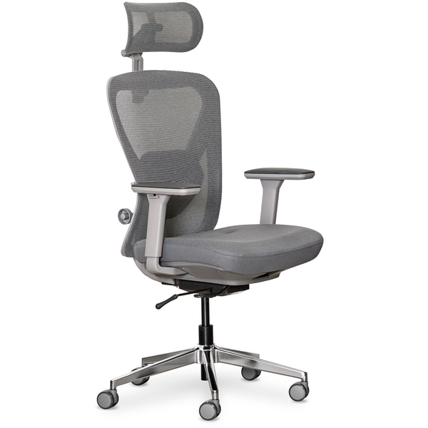 Крісло Mealux Q1 Air Fabric Grey (арт. HF Q-1 F/G) - Pampik