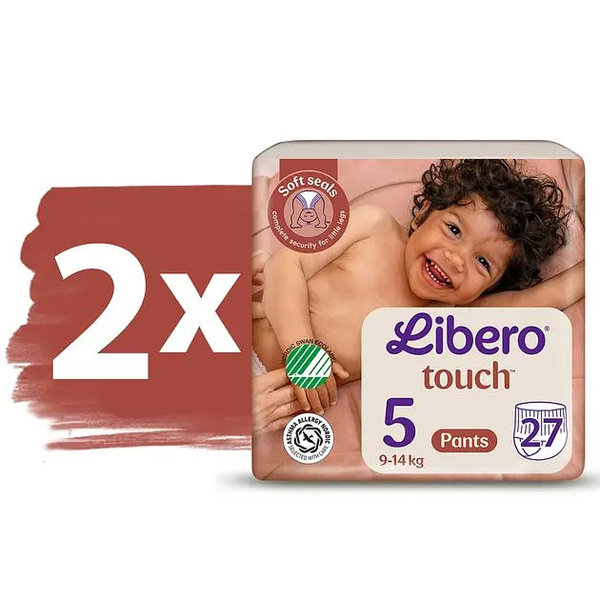 Підгузки-трусики Libero Touch Pants 5 (9-14 кг), 54 шт. - Pampik - 2
