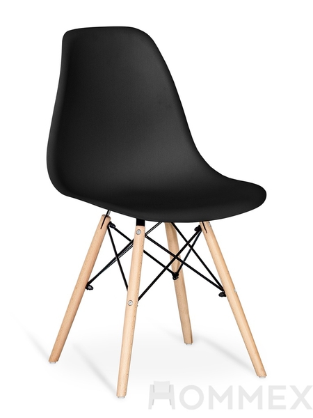 Крісло Hommex Michelle Black (арт. H-135 Black) - Pampik