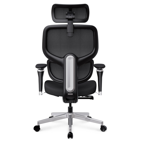 Крісло Mealux D2 Air Fabric Black (арт. HF-D2 F/B) - Pampik - 9