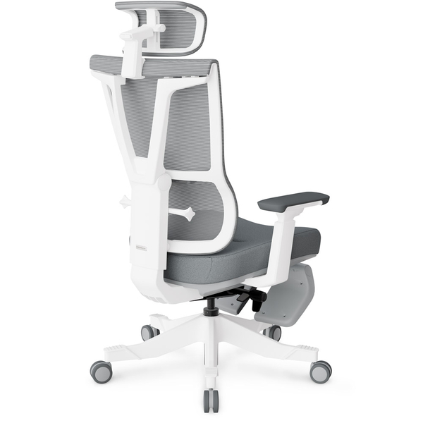 Кресло Mealux S6 Air Fabric Grey White (арт. HF-S6 F/GW) - Pampik - 6