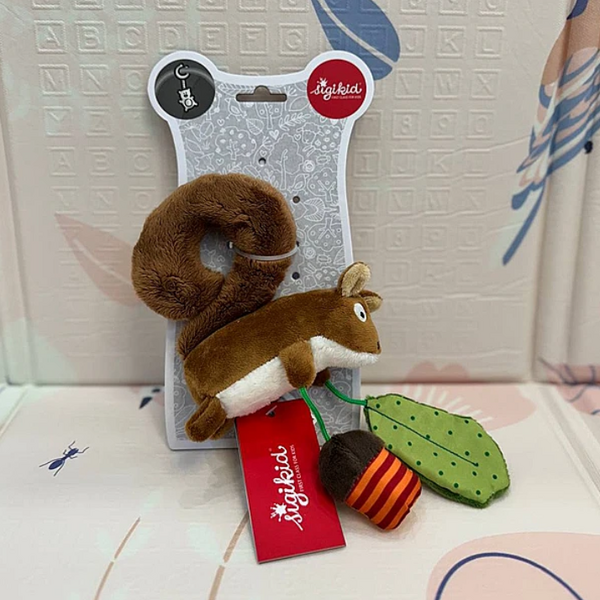 Брязкальце м'яке на коляску Sigikid Мила білочка (41010/13858) - Pampik - 8