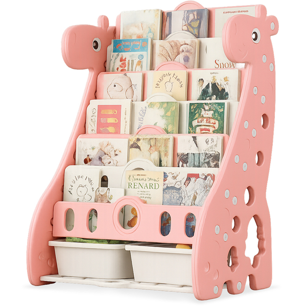 Стелаж Mealux Raffo Pink (арт. KD-E042 Pink) - Pampik