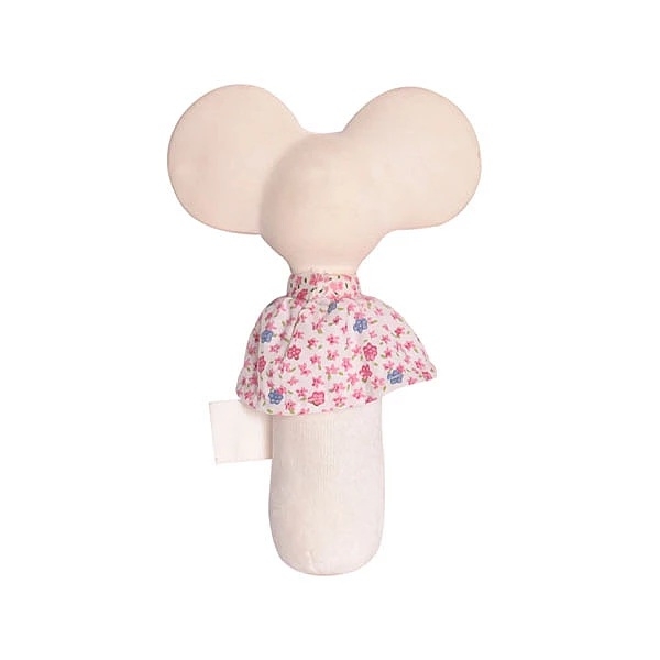 Мягкая погремушка-пищалка Tikiri 77133, розовый (37434) - Pampik - 2