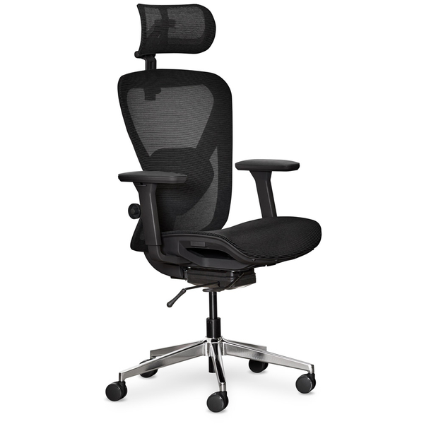 Кресло Mealux Q1 Air Black (арт. HF-Q1 M/B) - Pampik