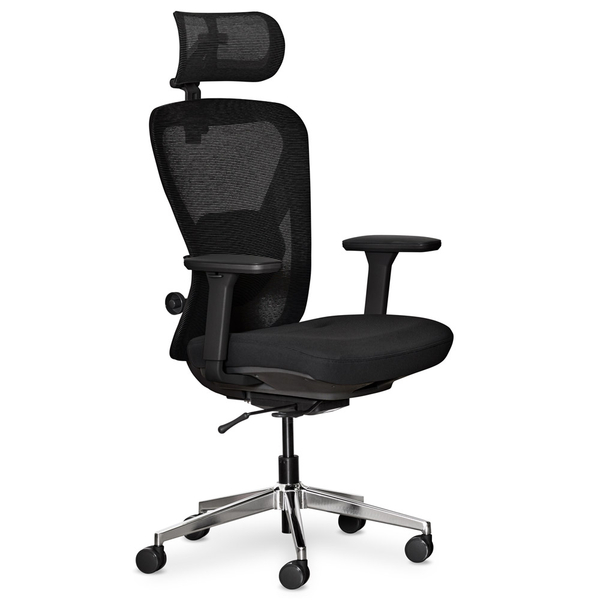 Крісло Mealux Q1 Air Fabric Black (арт HF-Q1 F/B) - Pampik