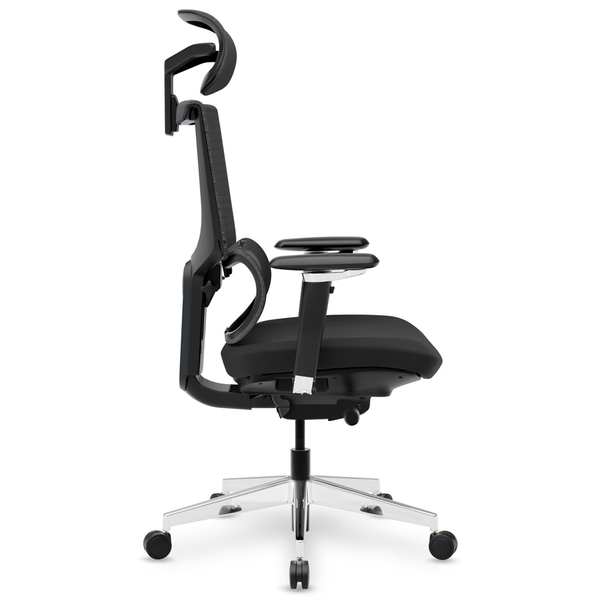 Крісло Mealux S8 Air Fabric Black (арт. HF-S8P F/B) - Pampik - 7