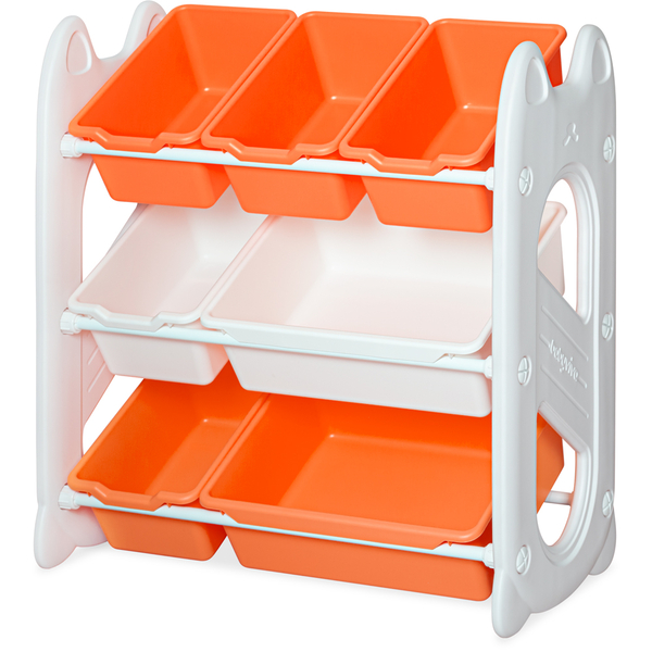 Стелаж Mealux Coral Orange (арт. KD-E022 Orange) - Pampik