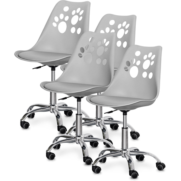 Комплект (4шт) дитяче крісло Evo-Kids Indigo Grey (арт H-232 G/G-Х4) - Pampik