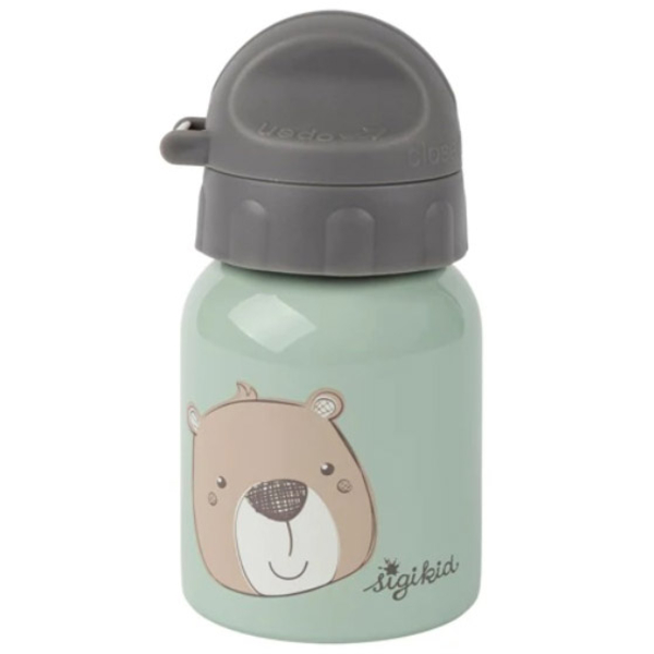 Бутылочка для напитков Sigikid Мишка, 250 мл, мятный (25377/38293) - Pampik