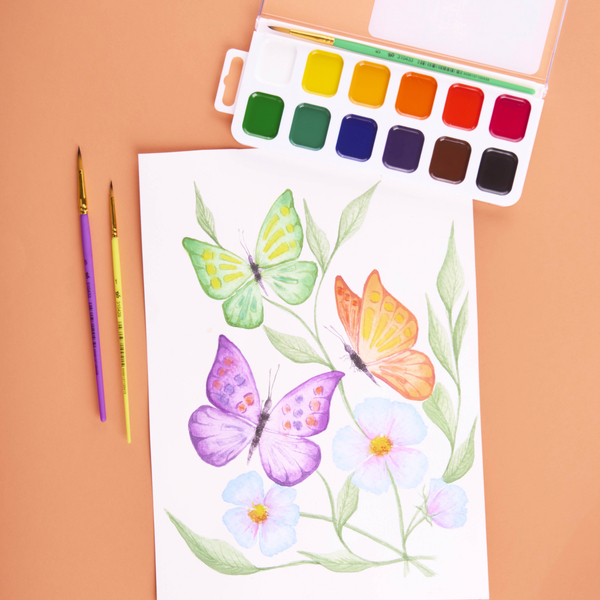 Фарби акварельні Yes Orange Line 12 кольорів, медові, без пензлика (110299) - Pampik - 8