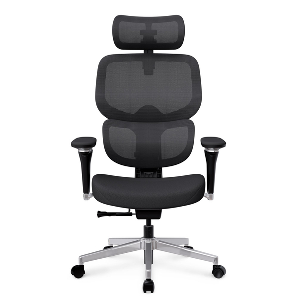 Крісло Mealux D2 Air Fabric Black (арт. HF-D2 F/B) - Pampik - 3