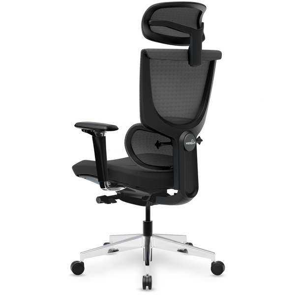 Крісло Mealux S8 Air Fabric Black (арт. HF-S8P F/B) - Pampik - 4