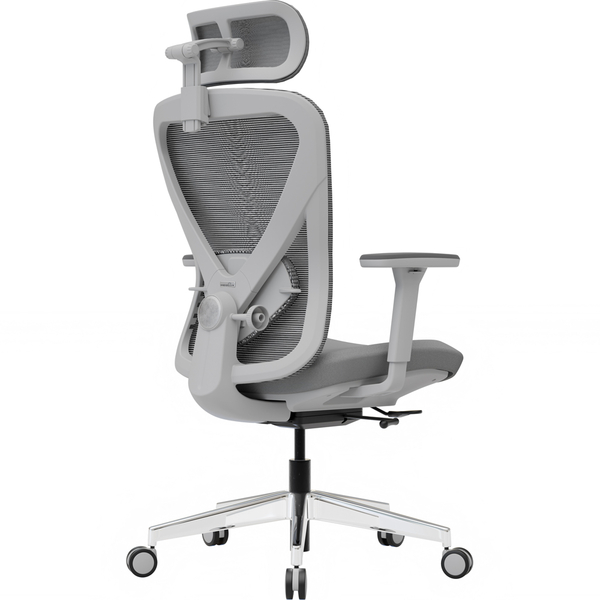 Крісло Mealux Q1 Air Fabric Grey (арт. HF Q-1 F/G) - Pampik - 10