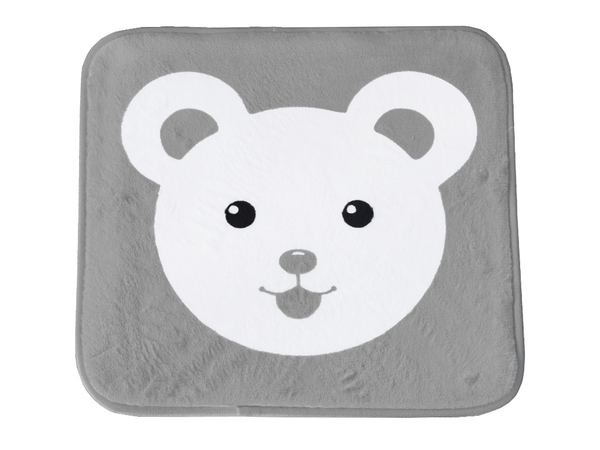 Подушка для стільця G (арт. Cusion G Teddy) - колір сірий з ведмедиком - Pampik