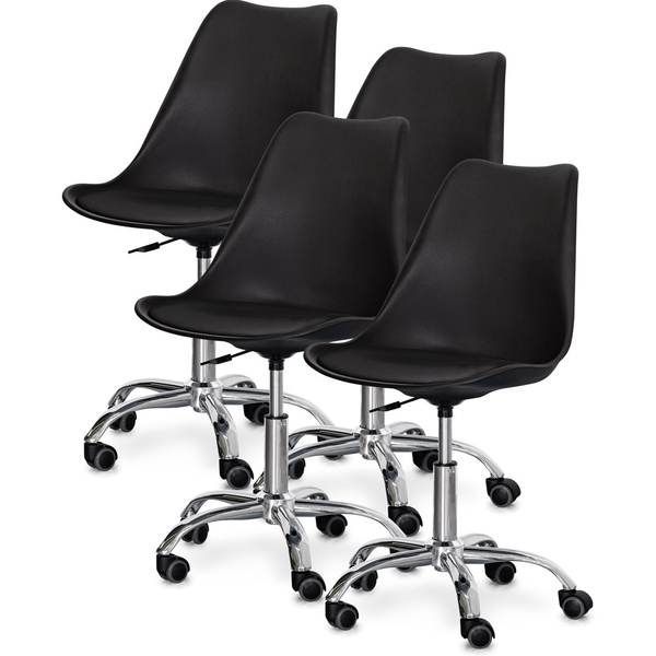 Комплект (4шт) крісло Evo-Kids Capri Black (арт. H-231 B/B-Х4) - Pampik