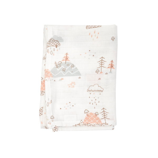Пелюшка Twins Forest, муслінова, 110х75 см (1610-TPM-1014) - Pampik