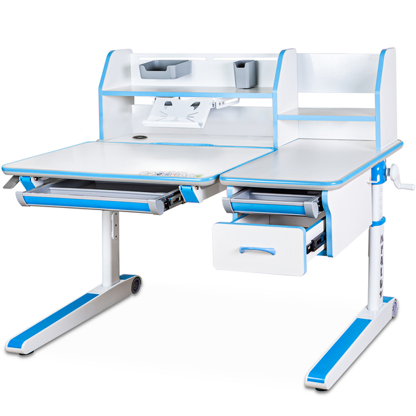 Детский стол Mealux Sherwood W/BL Energy (арт. BD-830 W/BL Energy) - Pampik