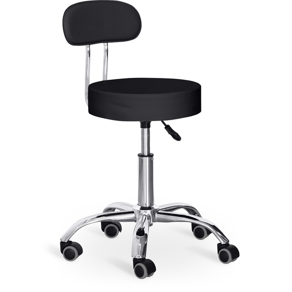 Крісло для майстра Hommex Elise Plus Black (арт. H-125 Black) - Pampik