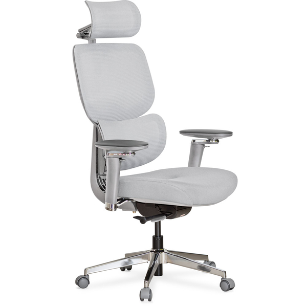 Крісло Mealux D2 Air Fabric Grey (арт. HF-D2 F/G) - Pampik