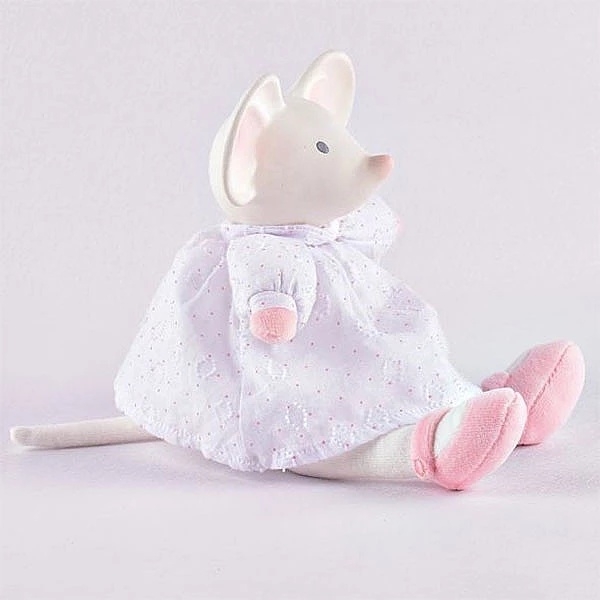 Ігровий набір Tikiri 77101: комфортер та книжечка, каучук, рожевий (37433) - Pampik - 4