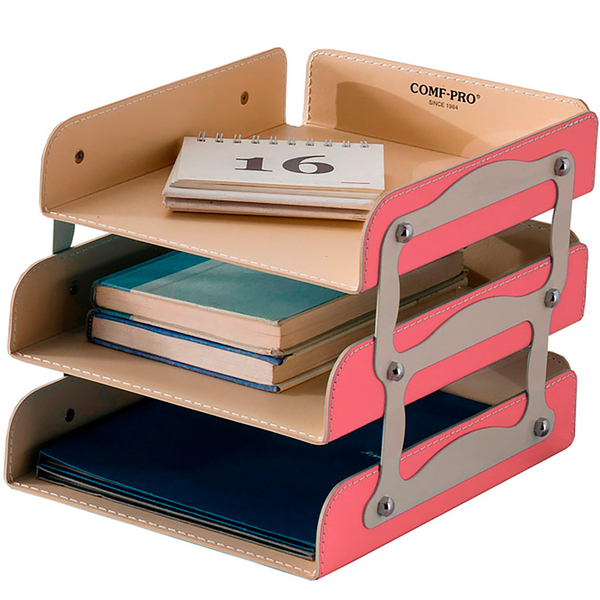 Лоток для бумаги Mealux KS-05 KP цвет розовый - Pampik