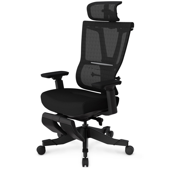 Крісло Mealux S6 Air Fabric Black (арт. HF-S6 F/B) - Pampik - 3