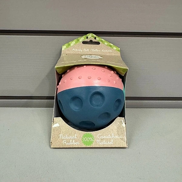 Прорезыватель Tikiri 77316 Мяч, каучук, розовый (24980) - Pampik - 3