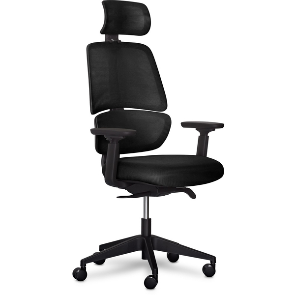 Крісло Mealux Leo Air Plus Black (арт.Y-546 KB) - Pampik