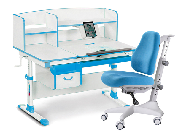 Комплект Evo-kids Evo 50 BL Blue (арт. Evo-50 BL + крісло Y-528 KBL) - Pampik