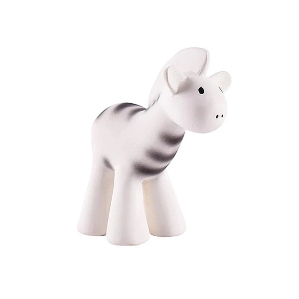 Брязкальце-прорізувач Tikiri 96005, каучук, білий (22570) - Pampik - 3