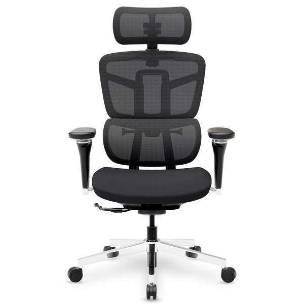 Крісло Mealux S4 Air Fabric Black (арт. HF-S4 F/B) - Pampik - 2