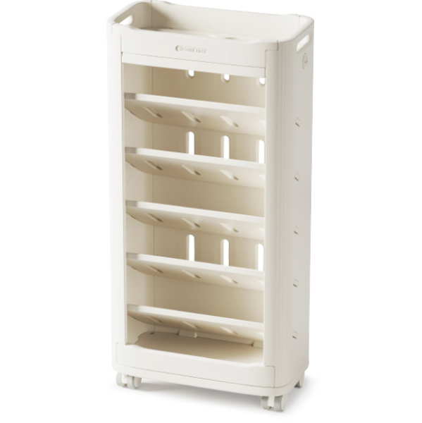 Стелаж Mealux Brooks White (арт. KD-E041 White) - Pampik