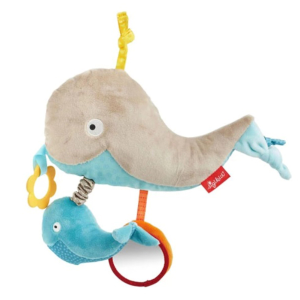 Іграшка м'яка на коляску Sigikid Кит (42632/37014) - Pampik