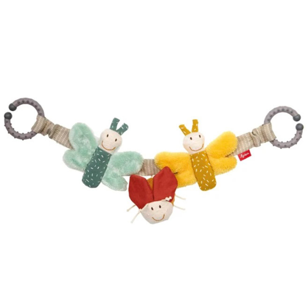 М'яка іграшка-розтяжка на коляску Sigikid Метелики, 46 см (43225/38279) - Pampik